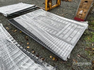 2025 Suihe SG-20B-1 20 ft x 7 ft Wrought Iron Bi-Parting Portail d'entrée (Unused)