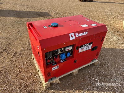 Bauer GFS 6 ATS 8 kVA Portable Generator Set (Unused)