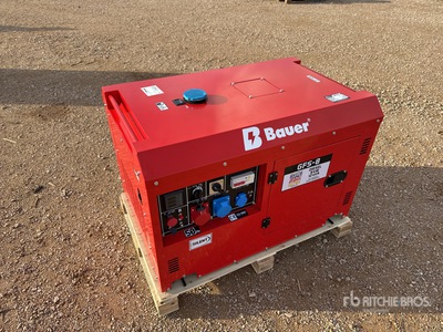 Bauer GFS 8 ATS 8 kVA Portable Generator Set (Unused)