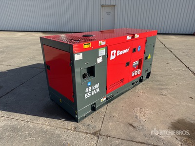 2025 Bauer GFS-40KW 50 kVA Skid-Mounted Generator Set (Unused)