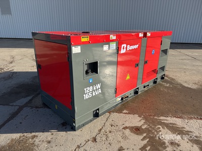 2025 Bauer GFS-120KW 150 kVA Skid-Mounted Generator Set (Unused)