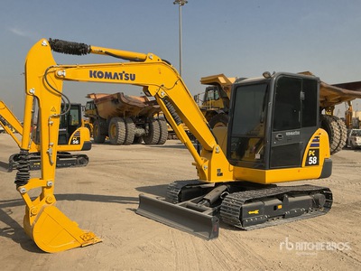 2022 Komatsu PC58-8 Mini Excavator