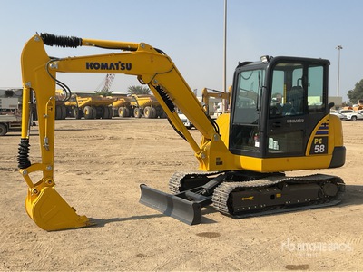 2022 Komatsu PC58-8 Mini Excavator