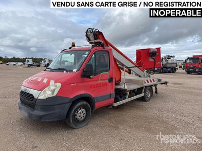 2013 Multitel MT202DS 20 m on Iveco 35S11 4x2 Camion Nacelle Bucket Truck (Inoperable)