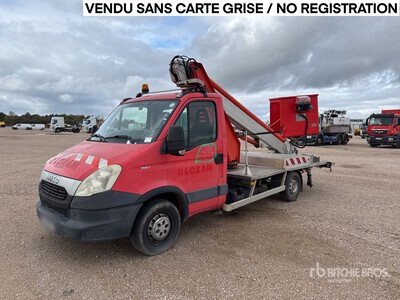 2013 Multitel MT202DS 20 m on Iveco 35S11 4x2 Camion Nacelle Camion de cubo (Inoperable)