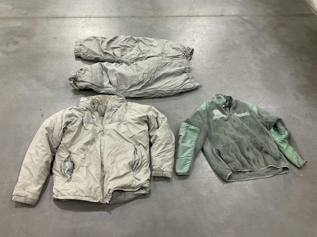 (4) Pairs of Trousers, (22) Jackets, (4) Parkas & Assorted Items (4) Pairs of Trousers, (22) Jackets, (4) Parkas & Assorted Items