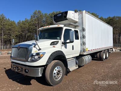 2020 International HV613 6x4 Extended Cab Refrigerated Truck