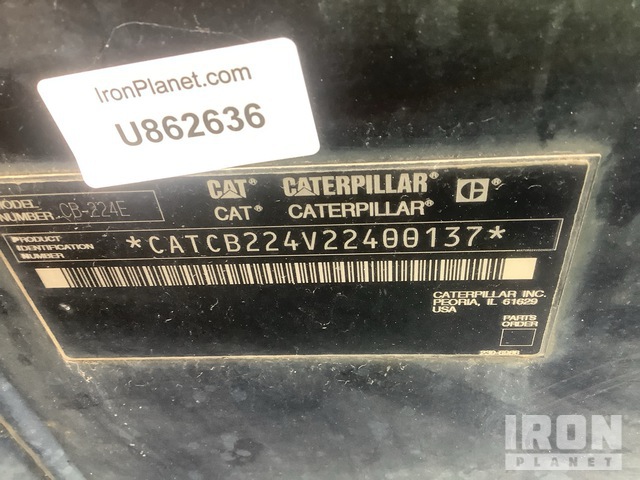 COMPACTADOR 2004 CATERPILLAR CB224E