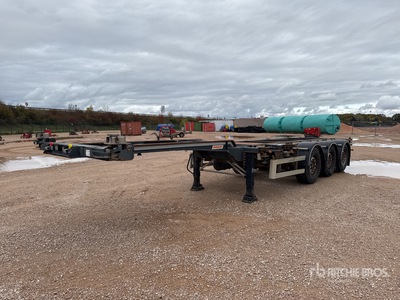 2012 Fruehauf D.0033.06.02 Tri/A Remorque Porte-Caisson Container Trailer