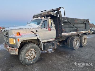 1987 Ford FT900 6x4 3-Achs Kipper-Lkw