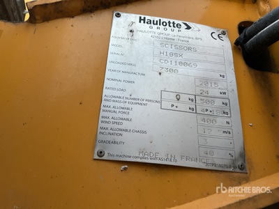 Haulotte UH185X 4x4 Diesel Scissor Lift