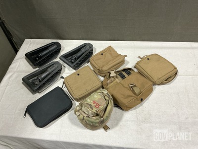 (80) Bags, (29) Entrenching Tools, (55) Canteen Pouches & Assorted Items