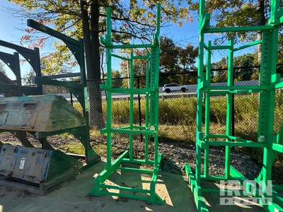 Auger Rack SSHBR-4-GN Skid Steer Auger & Breaker Rack Divers  (Unused)