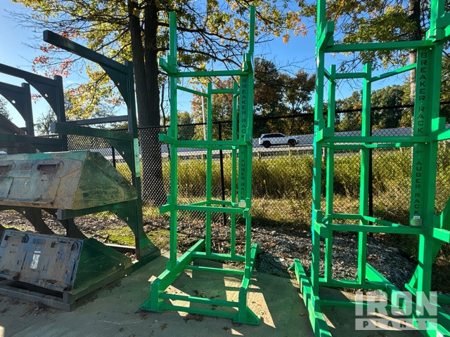 Auger Rack SSHBR-4-GN Skid Steer Auger & Breaker Rack (Unused) in ...