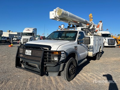 2009 Altec L37M 37 ft on 2009 Ford F-550 4x4 Bucket Truck