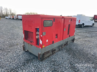 2012 Atlas Copco QAS100 ST3 100 kVA Skid-Mounted Generador (Inoperable)