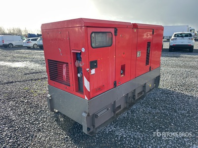 2017 Atlas Copco QAS100 ST3 100 kVA Skid-Mounted Generator Set (Inoperable)