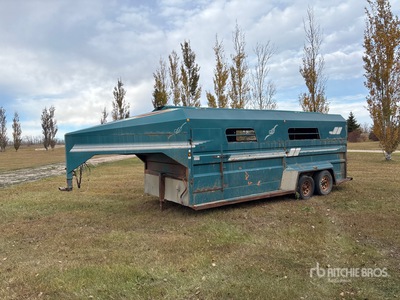 1996 Norbert 20 ft T/A Livestock Trailer