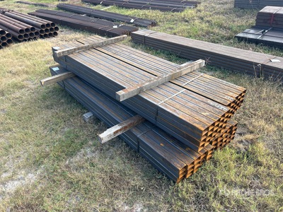Quantity of (4) Bundles of 2 in x 3 in Rectangle Tubing معادن متنوعة