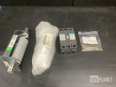 (25) Turnlock Fastener Receptacles, (1) Circuit Breaker & Assorted Items