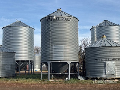 Westeel Rosco +/- 2100 bu 6 Ring Hopper Contenedor de grano