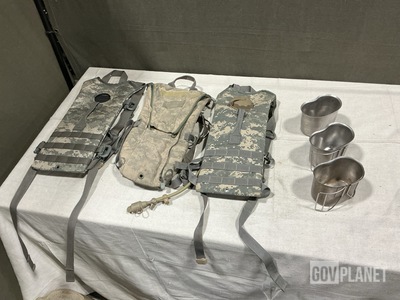 (364) Hydration System Carriers & (208) Water Canteen Cups
