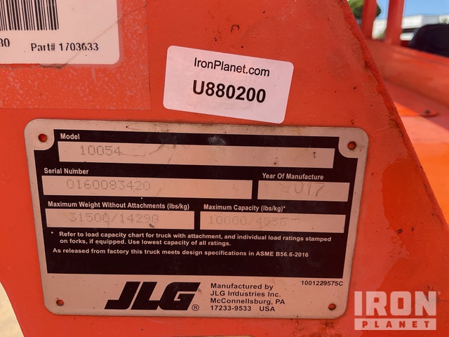 MANIPULADOR 2017 JLG/SKYTRAK