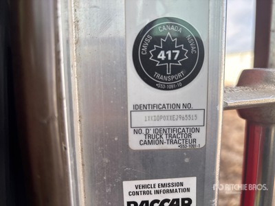 2014 Kenworth T800 6x4 T/A Sleeper Truck Tractor