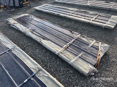 Quantity of (50) 2025 SKLP SKH50 3 ft x 12 ft Sheets Galvalume Steel Siding Roofing (Unused)