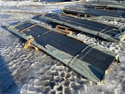 Quantity of (50) 2025 SKLP SKH50 Sheets Galvalume Steel Siding Roofing その他 - 店舗 & 倉庫 (Unused)