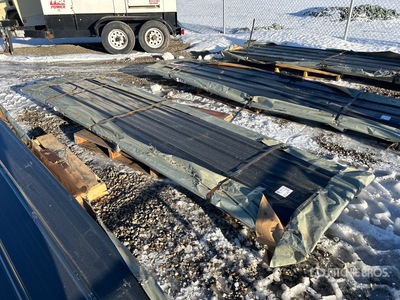 Quantity of (50) 2025 SKLP SKH50 Sheets Galvalume Steel Siding Roofing その他 - 店舗 & 倉庫 (Unused)