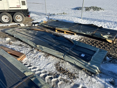 Quantity of (50) 2025 SKLP SKH50 Sheets Galvalume Steel Siding Roofing その他 - 店舗 & 倉庫 (Unused)