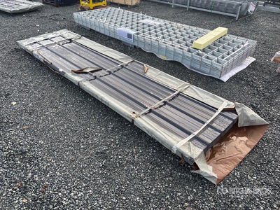 Quantity of (50) 2025 SKLP SKH50 3 ft x 12 ft Sheets Galvalume Steel Siding Roofing (Unused)