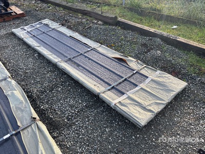 Quantity of (50) 2025 SKLP SKH50 3 ft x 12 ft Sheets Galvalume Steel Siding Roofing (Unused)