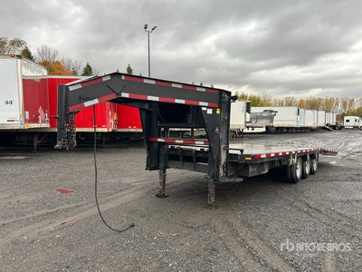 2008 PJ 29 ft Tri/A Gooseneck Apparatuur aanhangwagen