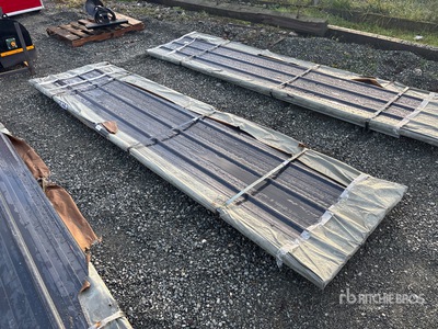 Quantity of (100) 2025 SKLP SKH100 3 ft x 12 ft Galvalume Steel Siding Roofing (Unused)