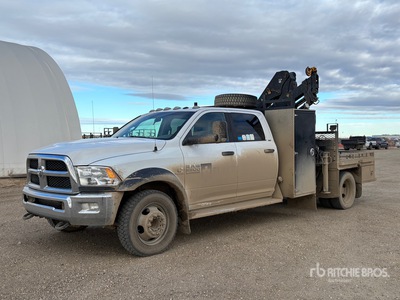2017 Hiab O77 B5-3 CLX 3350 lb Knuckle Boom on 2017 Ram 5500 SLT 4x4 Crew Cab Boom Truck
