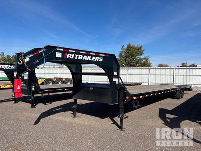 2026 PJ Trailers LX402 8 ton 40 ft T/A Gooseneck Equipment Trailer
