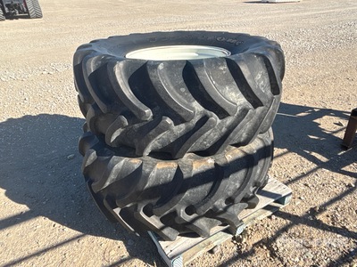 Quantity of (2) Firestone Radial 9000 540/65R24 Tyres