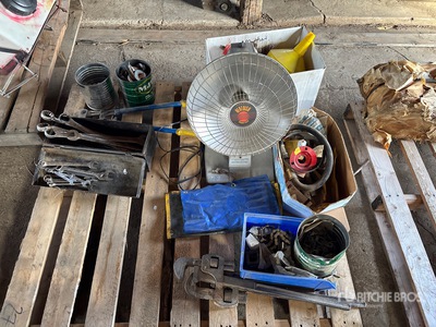 Quantity of Wrenches, Tool Box, Space Heater, Bolt Cutter