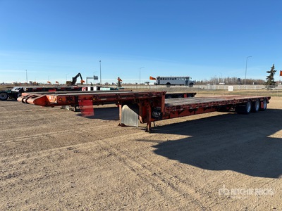 2014 Matrixx 55000 lb 55 ft Tri/A Extendable Step Deck Trailer