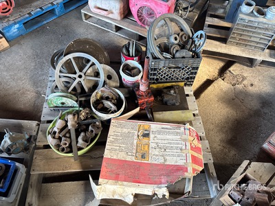 Ladder, Wheels, Auger Gear Box