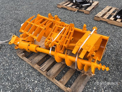 Quantity of (8) 2025 GIYI Cat 301 VCA-8 Mini Excavator Attachments (Unused)