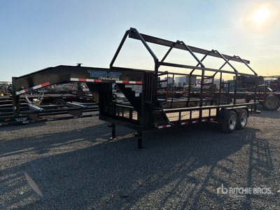2015 Top Hat 20 ft T/A Gooseneck Utility Trailer