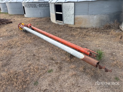 Quantity of (2) 5 in x 15 ft Pencil Grain Auger