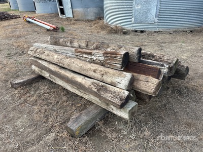 Quantity of 6 in x 8 in x 8 ft Rail Road Ties