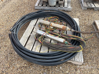Quantity of (2) Goulds Pompe à eau submersible électrique