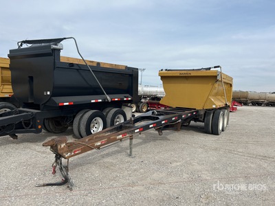 2015 10 ft 6 in T/A Remolque volcador con acoplado