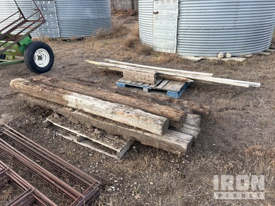 Quantity of 6 in x 8 in x 8 ft Rail Road Ties