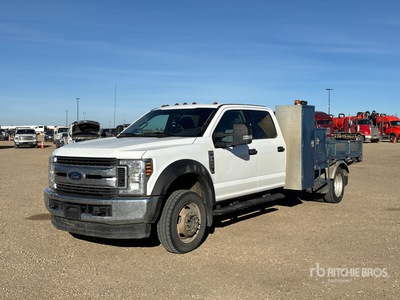 2018 Ford F-450 XLT 4x4 Crew Cab Camión Caja Abierta